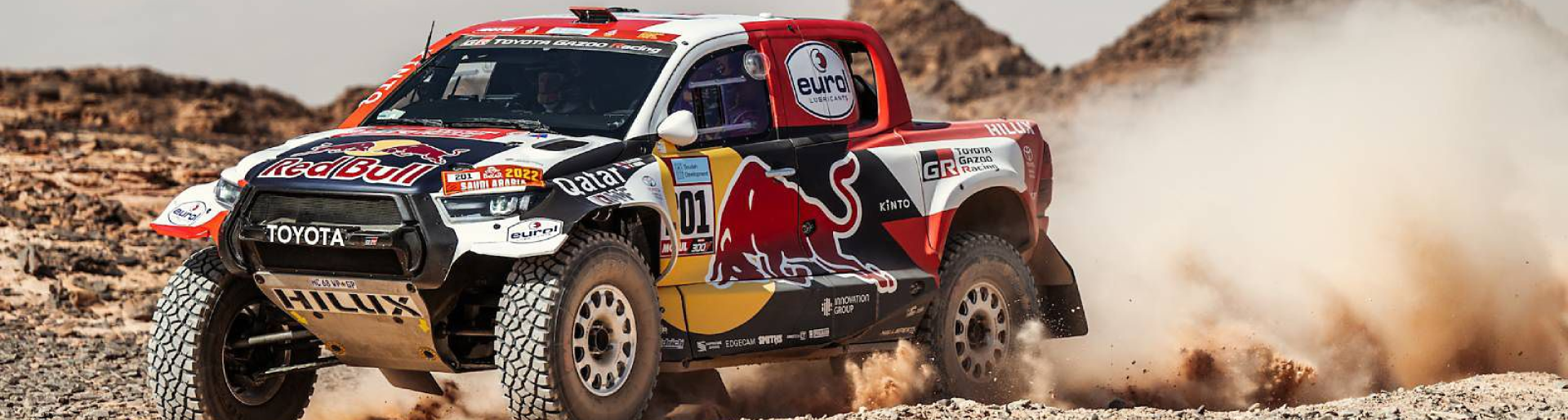 Изображение на странице НАССЕР АЛЬ-АТТИЯ ЗА РУЛЕМ TOYOTA HILUX СТАЛ ПОБЕДИТЕЛЕМ РАЛЛИ-РЕЙДА «ДАКАР-2022» Тойота Центр Сыктывкар